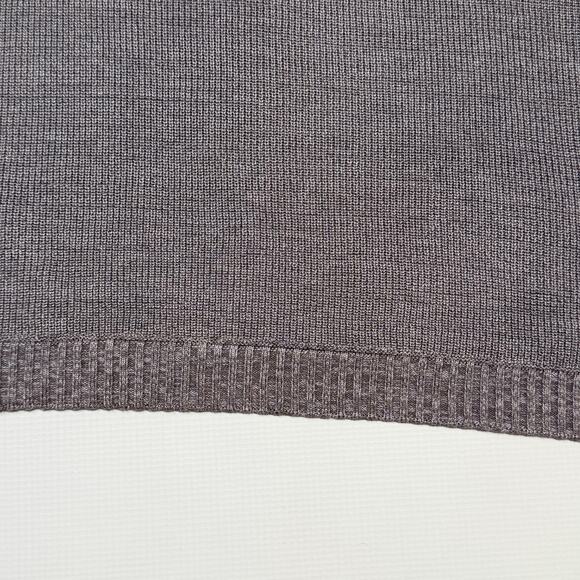 Lululemon Forward Flow Cape Womens One Size Asymmetrical Hem Wrap Pullover Gray - Picture 9 of 12